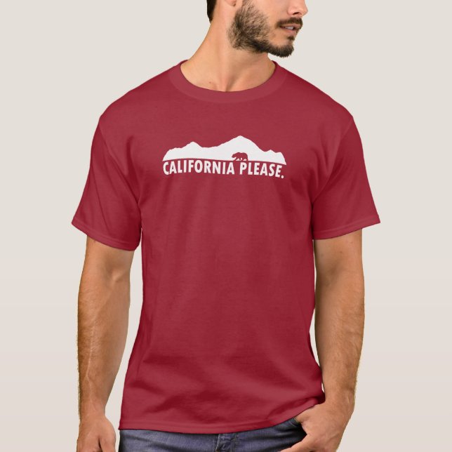 Kalifornien, tack t shirt (Framsida)