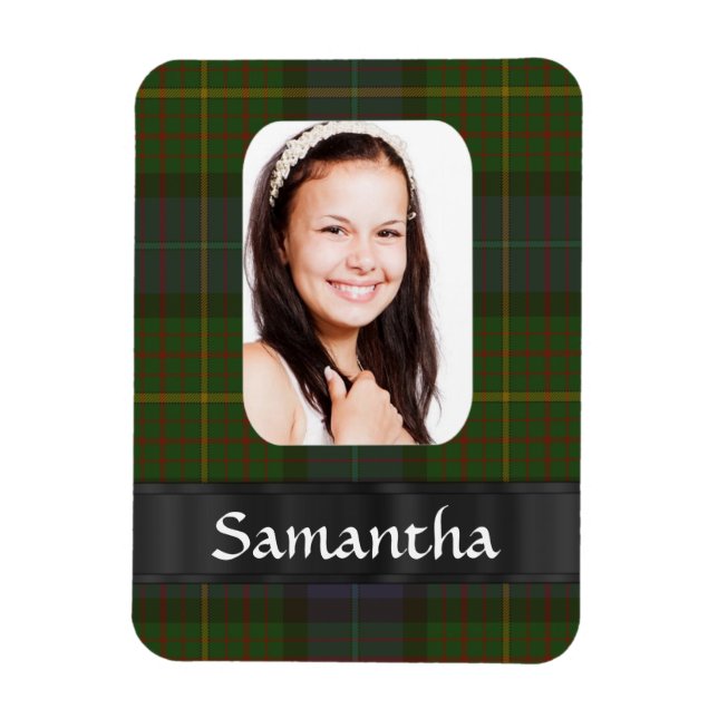 Kalifornien tartan plaid-fotomall magnet (Vertikal)