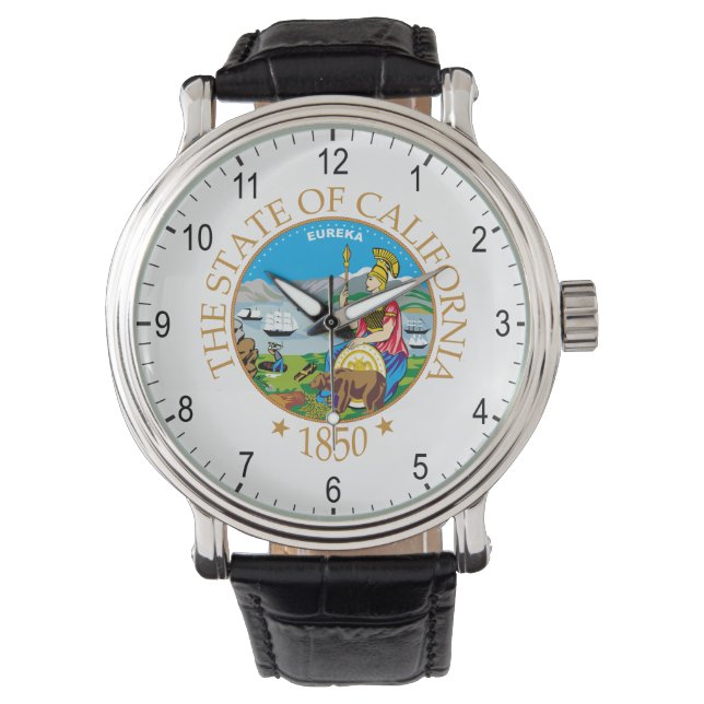 Kalifornien-tecken Armbandsur (Framsida)