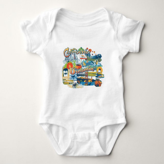 Kalifornien Tee Shirt (Framsida)