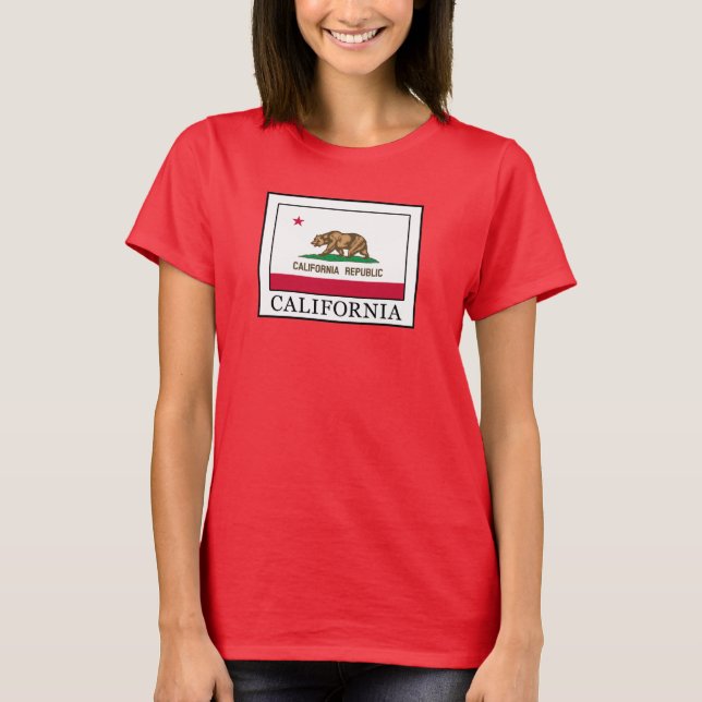 Kalifornien Tee Shirt (Framsida)
