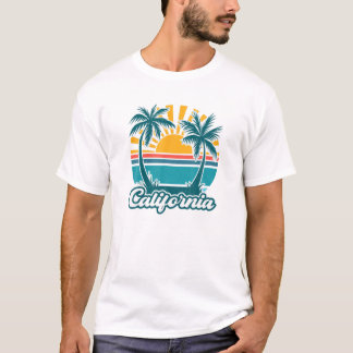Kalifornien Tropical Beach Summer Coola Vacation V T Shirt