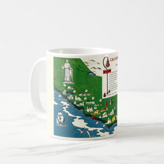 Kalifornien Uppdrag Mugg (Framsida vänster)
