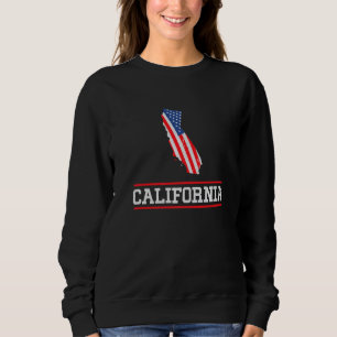 Kalifornien US Flagga US State California Souvenir T Shirt