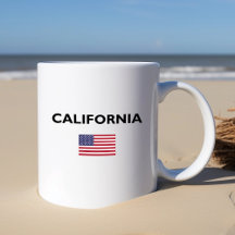 Kalifornien USA American Flagga Light-Färg