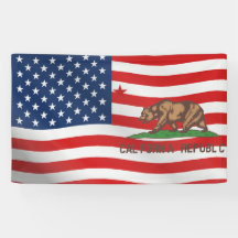 Kalifornien USA flagga Design