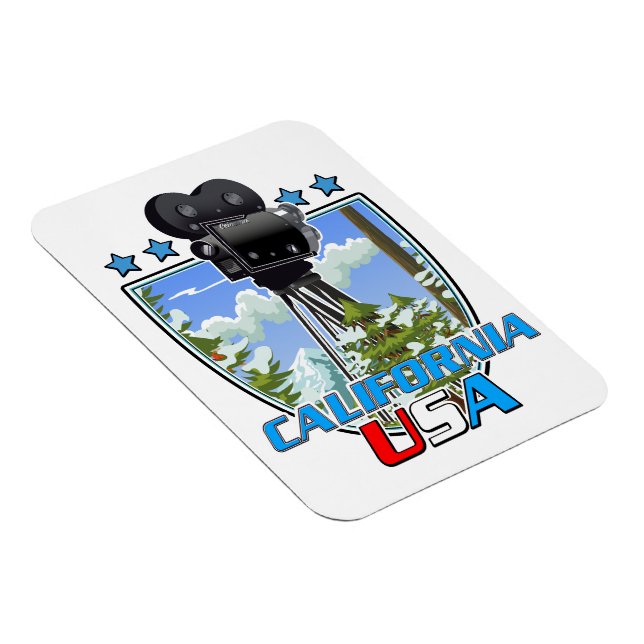 Kalifornien USA Magnet (Högersidan)