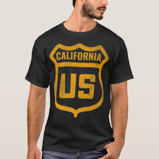 Kalifornien - USA: s hårt västerländska motorvägsö T Shirt