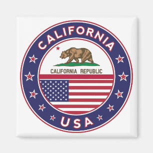Kalifornien, USA Stater, Kalifornien t-shirt Magnet