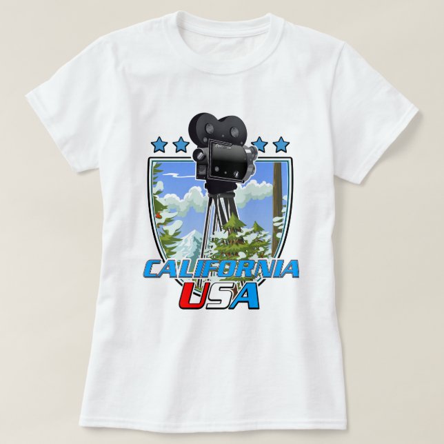 Kalifornien USA T Shirt (Design framsida)