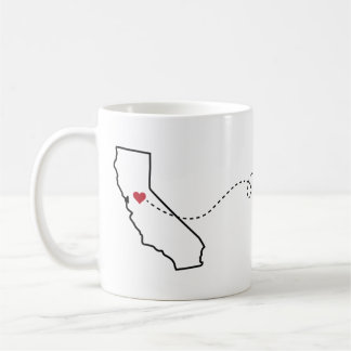 Kalifornien-Utah-Heart2Heart-kaffet Mugg