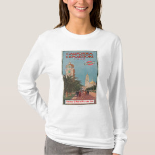 Kalifornien utläggningaffisch #1 tee