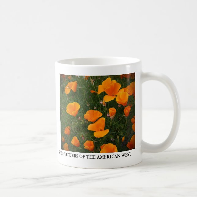 Kalifornien vallmor kaffemugg (Höger)