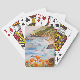 Kalifornien vallmor som leker kort casinokort