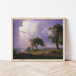 Kalifornien Vår Albert Bierstadt Poster