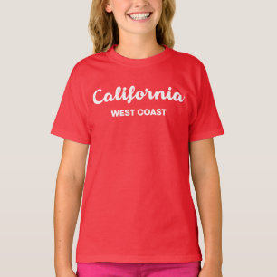 Kalifornien Väster Kusten Nice-designtext T Shirt