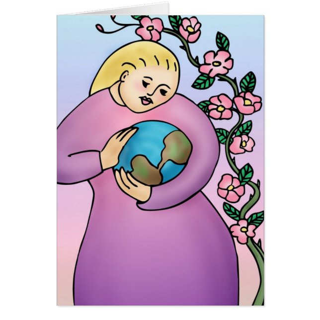 Kalifornien Vild Ro Hälsningskort (Framsidan)