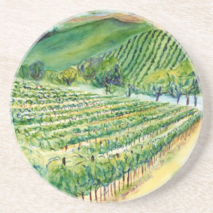 Kalifornien Vin Vineyard Ligcape Drink Underlägg