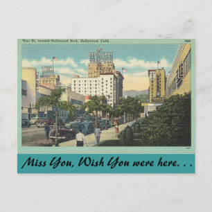 Kalifornien, Vine Street, Hollywood Vykort