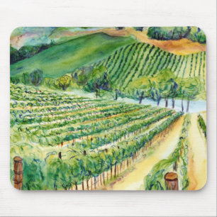 Kalifornien Vineyard Mousepad Musmatta