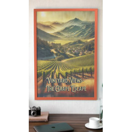 Kalifornien Vineyard Poster