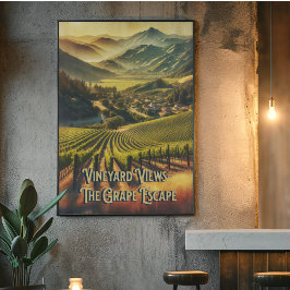 Kalifornien Vineyard Poster