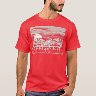 Kalifornien Vintage Eghties Mountains Retro Graphi T Shirt