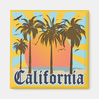 Kalifornien Vintage Souvenir Magnet