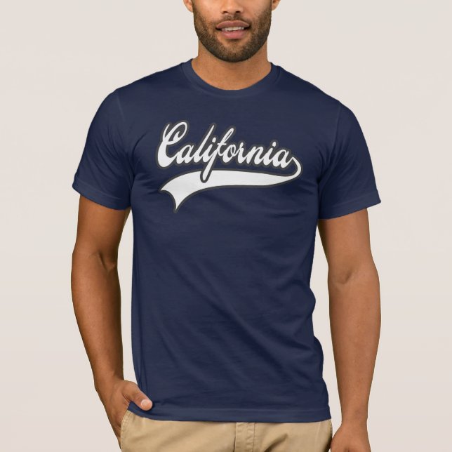 Kalifornien - vit t-shirt (Framsida)
