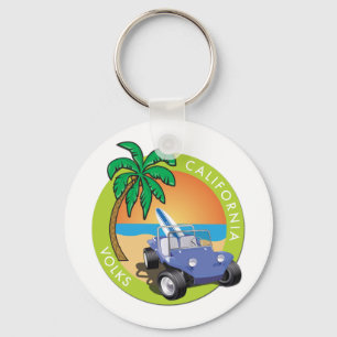 Kalifornien Volks Dune Buggy med Handflatan Nyckelring