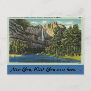 Kalifornien, Yosemite Falls Vykort