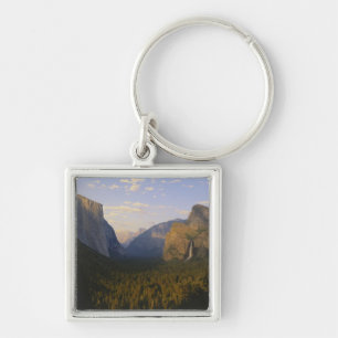 Kalifornien, Yosemite National Park, Yosemite Fyrkantig Silverfärgad Nyckelring