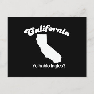 Kalifornien - You hablo ingles T-shirt Vykort