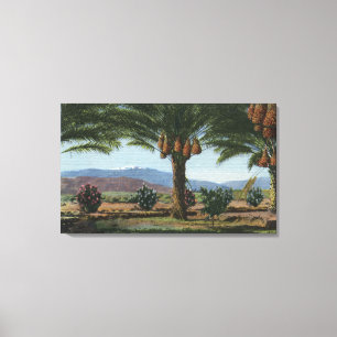 KalifornienDates Growing in the Coachella Canvastryck