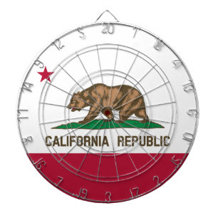 Kalifornienrepubliken Björnflagga: Cali Golden Sta Darttavla
