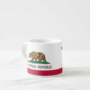 Kalifornienrepubliken (statsflagga) espressomugg