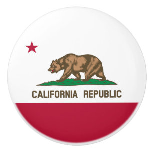 Kalifornienrepublikens Björnflagga: Cali Golden St Knopp