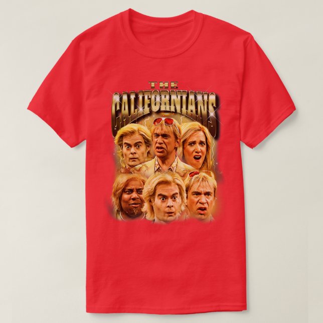 Kaliforniens 90-talets bootleg-design t shirt (Design framsida)