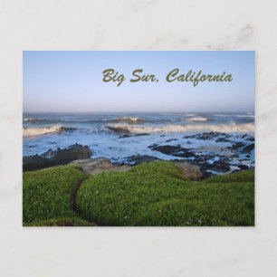 Kaliforniens Big Sur kusten i gryningen Vykort
