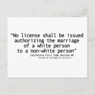 Kaliforniens civillag, sektion 60, vykort