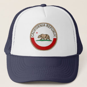 Kaliforniens Flagga Seal-Truckerkeps Keps