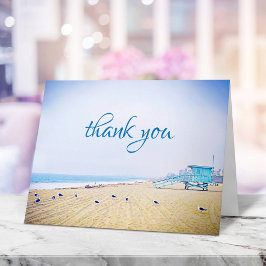 Kaliforniens havsstrandlandskap, modernt skript tack kort