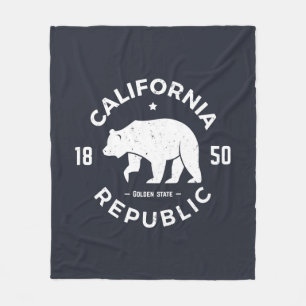 Kaliforniens Logotyp Golden State Fleecefilt