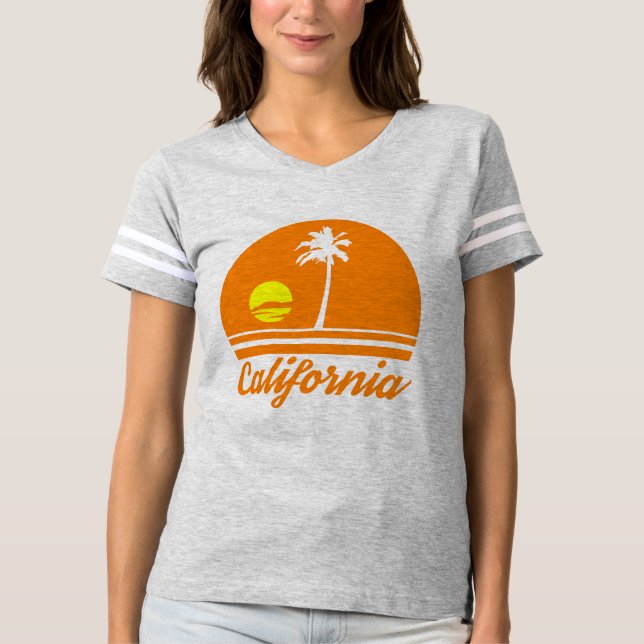 Kaliforniens minsta vektordesign tee shirt (Framsida)