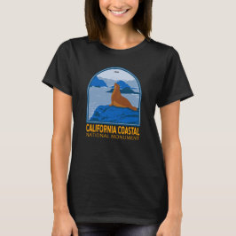 Kaliforniens nationella kustmonument Harbor Seal T T Shirt