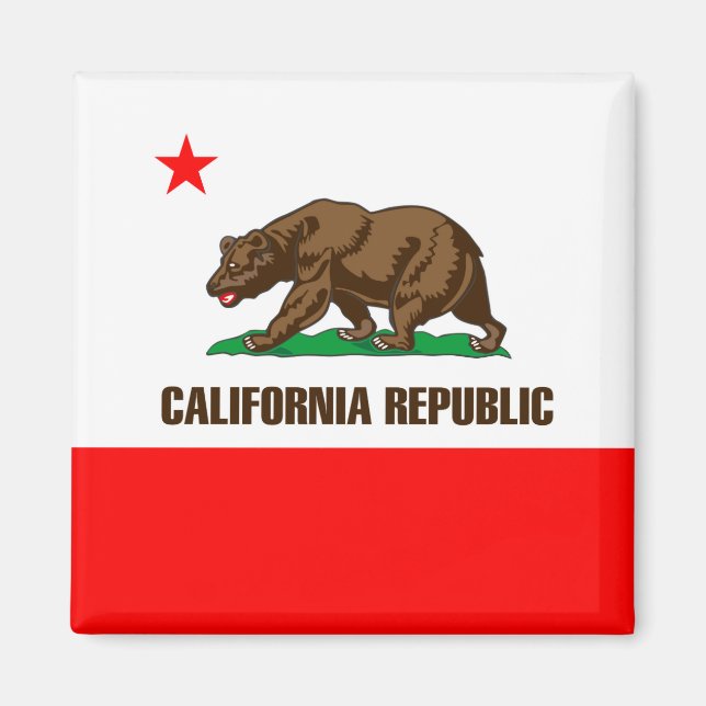 Kaliforniens Pride Magnet (Framsidan)