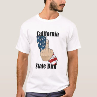 Kaliforniens statliga fågelt-shirt mitten finger f t shirt