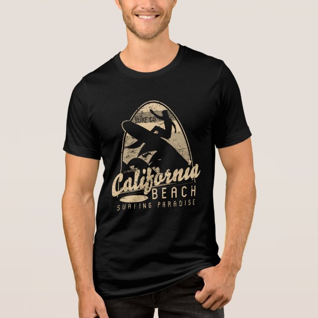 Kaliforniens strand t shirt (Framsida)