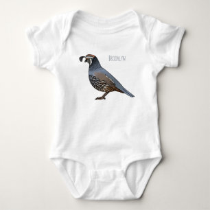 Kaliforniens tecknad av vaktelfågel t shirt