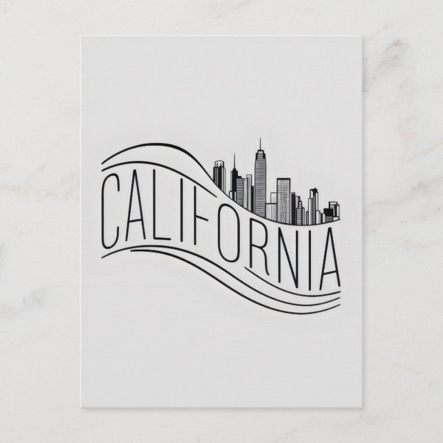 Kaliforniens vykort (Framsida)